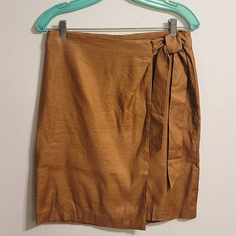 WHBM Wrap Front Pencil Skirt Sz 6